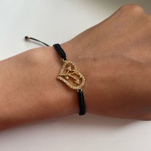Handmade bracelet heart shape